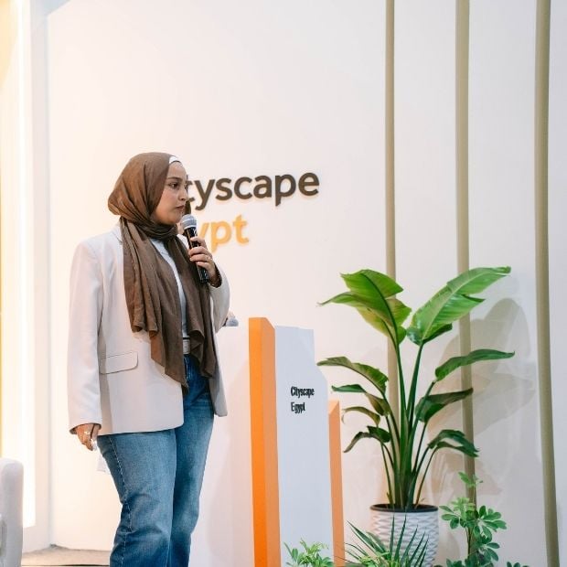 Speaker at the Proptech Challenge stage