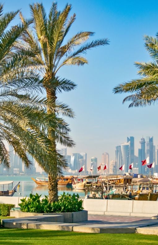 Qatar skyline